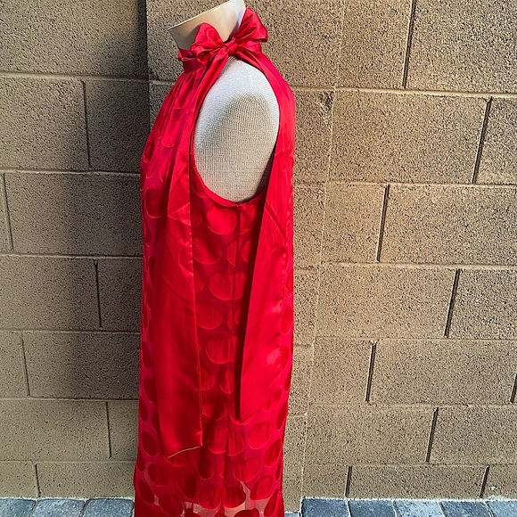 Woman’s Red Polka Dot Dress - Picture 2 of 13